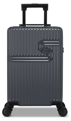 Produktbild von Signature Handgepäck Koffer 55x34x20 cm - Trolley Handgepäckkoffer - Reiskoffer Hartschale - TSA-Zahlenschloss - 28L - Charcoal Gray