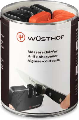 Produktbild von Wüsthof Messerschärfer Display 12x schwarz & 12x rot / Knife Sharpener Display Pack 12 Red and 12 Black Schärfen / Sharpening -- 3119730205 – EAN 4002293110660 – Art.-Nr. 2023063241