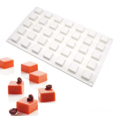 Immagine prodotto di Stampo in silicone per cioccolato e mousse, con 35 cavità, resistente al calore e lavabile in lavastoviglie