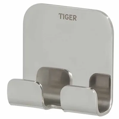 Produktbild von Tiger Doppel-Handtuchhaken Colar ohne Bohren Chrom 1314630346