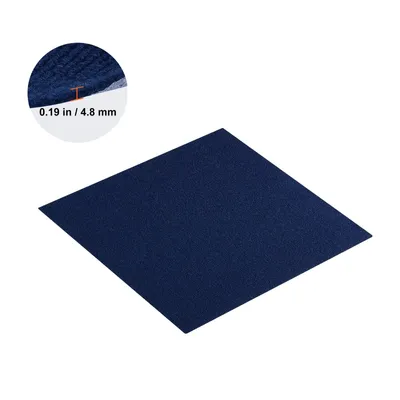 Produktbild von Selbstklebende Teppichfliesen, 24x24 Zoll, Einfache Installation, 0,19 Zoll Dicke, 24x24 Zoll Dunkelblau/li/ul/div