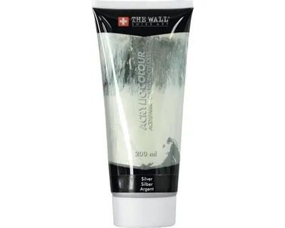 Produktbild von Künstler Acrylfarbe silber 200 ml, schnell trocknend, hohe Deckkraft