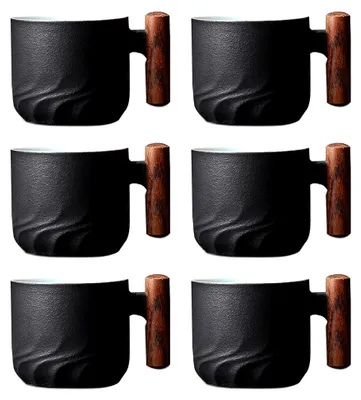 Produktbild von Espressotassen Set (6 x 70 ml) aus Steingut