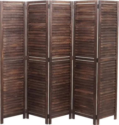 Obrázok produktu pre Paraván Shabby vintage C30 - 170 x 205 cm - Hnedá