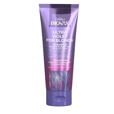 Obrázok produktu pre Biovax Regeneračný tonizačný šampón pre blond a šedivé vlasy, 200 ml.