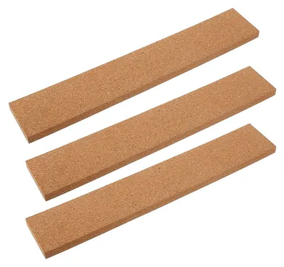 Produktbild von 3 Stück Selbstklebende Korkleisten 30x5x1cm Natürliche Korkleisten für Wanddekoration Wiederverwendbar im Büro