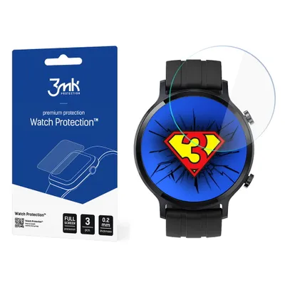 Produktbild von 3mk Display Hybridglas Watch Protection für Realme Watch S 0,2mm (3 Stück)