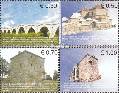 Produktbild von Briefmarken Kosovo 2007 Mi 86-89 (kompl.Ausg.) gestempelt Architektur
