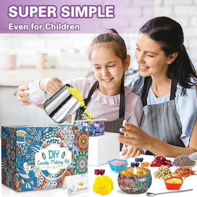 Produktbild von Famanu Kerzenmacher-Set - DIY Duftkerzen Geschenkset