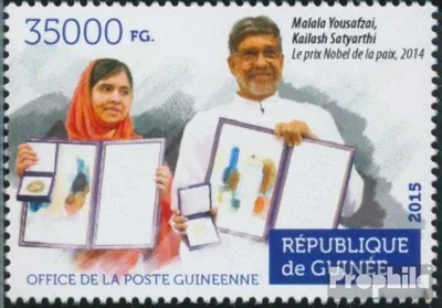 Produktbild von Briefmarken Guinea 2015 Mi 11267 (kompl. Ausgabe) postfrisch Nobelpreisträger
