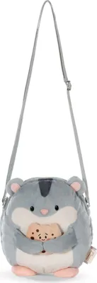 Produktbild von NICI mymochi Tasche & Rucksack für Kinder & Kuscheltierliebhaber, Niedliche Umhängetasche oder Kinderrucksack in süßem Kuscheltier-Design & mit verstellbarem Schultergurt