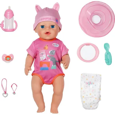 Immagine prodotto di BABY born Emma Click & Play 43 cm, bambola, femmina, 3 anni, per bambini e bambine, 430 mm, multicolore
