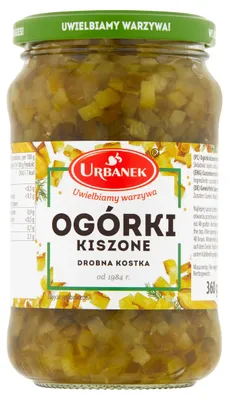 Obrázok produktu pre Ogórki kiszone w kostce Urban Food 360 g