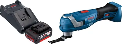 Image de Bosch GOP 18V-34 Professional Cutter multifonction sans fil 18 V Starlock Plus + 1x batterie 5,0 Ah + chargeur