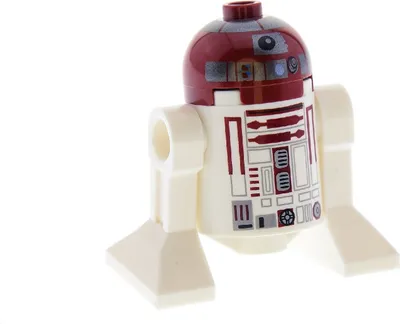Produktbild von 1x Lego Minifigur Star Wars Episode 2 Droide R4-P17 weiß dunkel rot 75006 sw0456