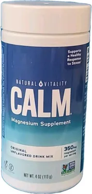 Obrázok produktu pre Natural Vitality Calm Magnesium Drink Mix, magnézium, 113 g