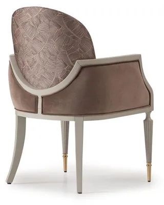 Produktbild von Sessel Ohrensessel Design Cocktailsessel Sitzer Beige Stoff Polster