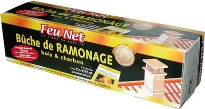 Image de Bûche De Ramonage Avec Certificat - Feunet