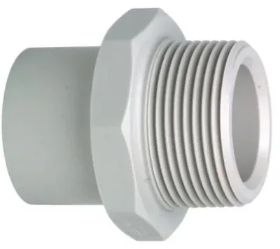Productafbeelding van Georg Fischer overgangsstuk PP-H, diameter 25, 3/4" mannelijke schroefdraad, 1 stuk.