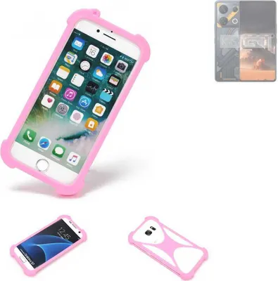 Produktbild von K-S-Trade Handy Hülle kompatibel mit Infinix GT 10 Pro Schutz Hülle Bumper Silikon Schutz Hülle Cover Case Silikoncase Silikonbumper TPU Softcase