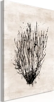 Produktbild von Vliesstoff Leinwandbild - Sea Thickets (1 Part) Vertical 60x90 cm Blumen b-A-0785-b-a