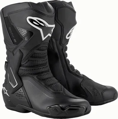 Produktbild von Alpinestars SMX-6 Drystar® v3 wasserdichte Motorrad Stiefel, schwarz/weiß, 42