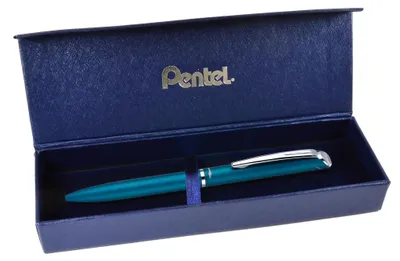 Immagine prodotto di Pentel BL2007S-BOX Pentel EnerGel gel rollerball Hi-Class, blu chiaro