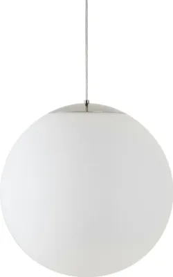 Image de OSMONT ADR62726 ADRIA S4 HP luminaire suspendu en verre acier inoxydable poli / blanc IP40 4000 K 59W LED