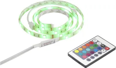 Produktbild von Sygonix SY-5225288 LED-Streifen-Komplettset mit Stecker 5 V 150 cm RGB 1 St.