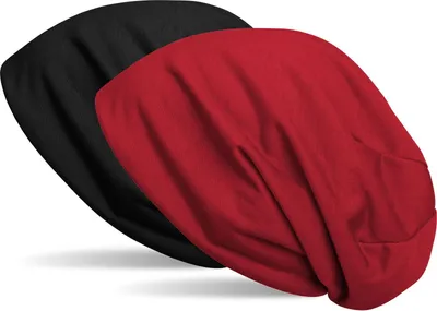 Produktbild von styleBREAKER Beanie Wendemütze in Unifarben, Slouch Mütze, leicht und weich, Longbeanie, Uni 04024115