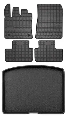 Obrázek produktu pro Gumové autokoberce SolidPRO + vana kufru pro: Renault Captur II 2020- 5 ks
