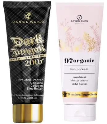 Productafbeelding van Tanning World Dark Jungali x200 bruiningslotion Bruiningsset