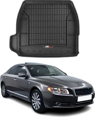 Produktbild von OMAC Gummi Kofferraumwanne für Volvo S80 2006-2016 TPE Laderaumwanne Schwarz