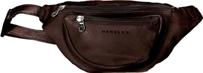 Produktbild von HAROLD'S Leder Gürteltasche Umhängetasche Country Hipbag Brown dunkelbraun