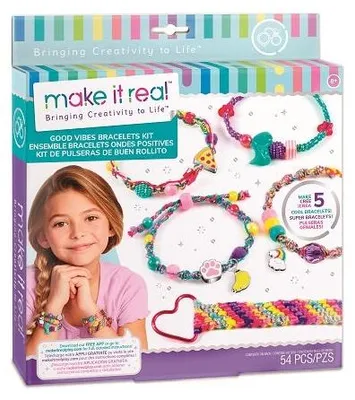 Productafbeelding van DIY-set voor armbanden - positieve energie, knutselmaterialen voor creativiteit