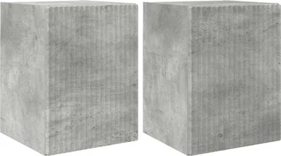 Obrázok produktu pre vidaXL TV nástenná skrinka 2 ks betón 30 x 31 x 40 cm materiál na báze dreva