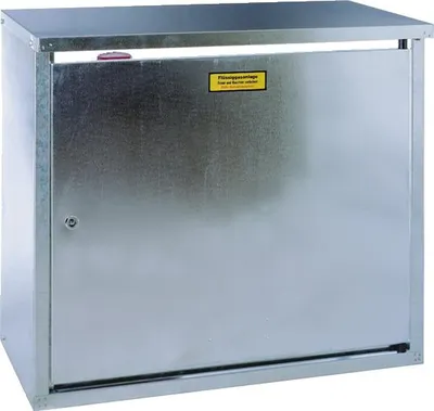 Produktbild von GOK Flaschenschrank Bauwagen für 11 kg Propanflaschen mit Rückwand, Flaschenzahl:2-Flaschen-Schrank