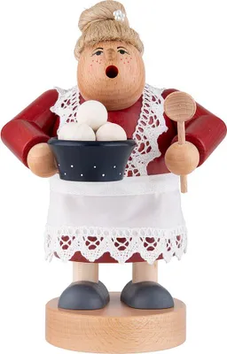 Produktbild von Kloßfrau (21cm) Räuchermann von KWO