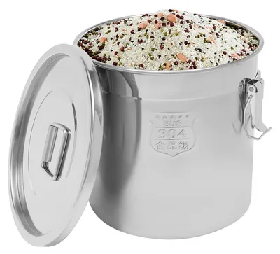 Image de Conteneur de stockage en acier inoxydable étanche, 21 litres