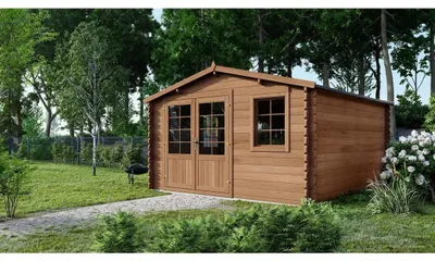 Produktbild von Gartenhaus, Gerätehaus 20m2 - 5x4m - 45mm - Imprägniert