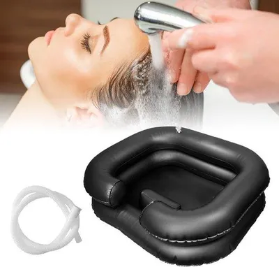 Produktbild von Famanu Haarwaschbecken - Praktisch und Mobil - Schwarz