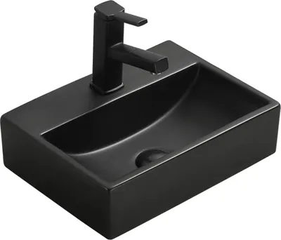 Immagine prodotto di Mexen Mini lavabo da appoggio 40 x 30 cm, nero opaco - 21094085
