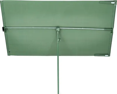 Produktbild von Blumfeldt Sonnenschirm für Balkon Rechteckig, Sonnenschirm mit LED Beleuchtung, Wasserdicht & UV-Schutz, Balkon Sonnenschirm für Terrasse & Garten, Höhenverstellbarer Balkon Schirm Sonnenschutz