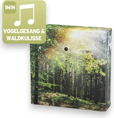 Produktbild von Deko Soundbox mit Bewegungsmelder - Natur- und Wellnessklänge 12x12cm