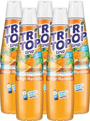 Produktbild von Tri Top Getränke-Sirup Orange-Mandarine 600ml - kalorienarm (5er Pack)
