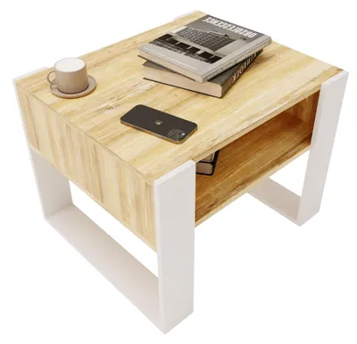 Obrázek produktu pro Konferenční stolek raumhirsch Karo65, moderní a stabilní, vhodný do obývacího pokoje, vyrobený z dřevotřísky