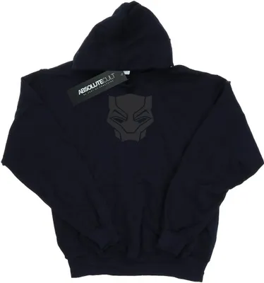 Immagine prodotto di Marvel - Felpa con cappuccio "Black On Black" da uomo BI5113 (L) (blu navy)