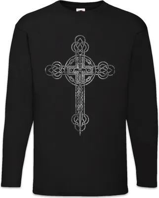 Produktbild von Urban Backwoods Christian Cross III, Langarm T-Shirt, Farbe: Schwarz, Größe: S