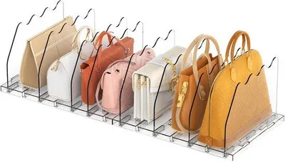 Zdjęcie produktu dla Uniqoos® Regulowane, przezroczyste przegródki do przechowywania – zestaw 8 sztuk, grube tworzywo PET, 17,5 x 24 cm, idealne do szafy, biurka, kuchni, łazienki i sypialni