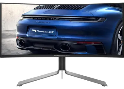 Zdjęcie produktu dla AOC Porsche PD34, 86,4 cm (34"), 3440 x 1440 px, Wide Quad HD, QD-OLED, 0,03 ms, Czarny
